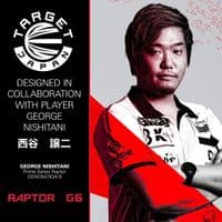 Raptor G6 George Nishitani SP darts set 90% Tungsten