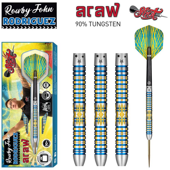 Rowby John Rodriguez Araw darts set