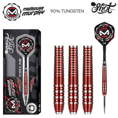 Shot Collab Charlie Murphy darts set - 90% Tungsten 23g