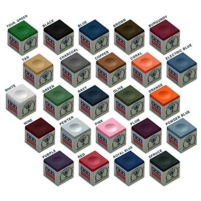 Silver Cup Billiard Chalk -  box of 12