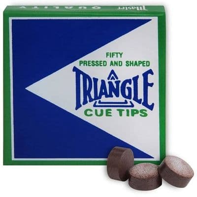 Triangle cue tips (Qty 50)