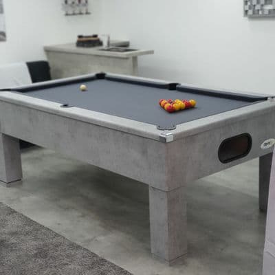 Urban Grey Pool Table - Square Legs - Delivery within 8 weeks