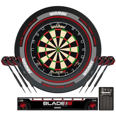 Winmau Blade 6 Dartboard & Surround set 5353