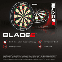Winmau Blade 6 Dartboard with Rota-Lock