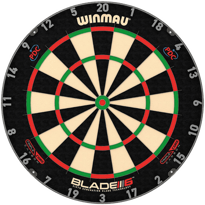 Winmau Blade 6 Triple Core Carbon Dartboard with Rota-Lock