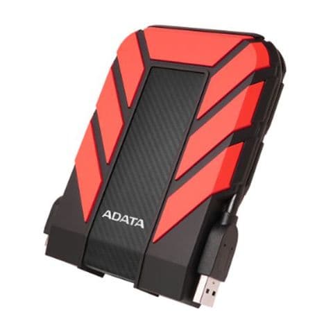 ADATA 1TB HD710 Pro Rugged External Hard Drive, 2.5", USB 3.1, IP68 Water/Dust Proof, Shock Proof, Red