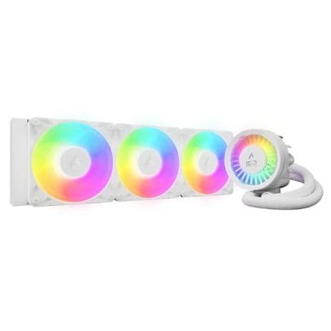 Arctic Liquid Freezer III Pro A-RGB 360mm Liquid CPU Cooler, P12 Pro PWM Fans & PWM Controlled Pump, White