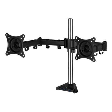 Arctic Z2 Pro (Gen3) Dual Monitor Arm with 4-Port USB 3.0 Hub, Up to 34" Monitors / 29" Ultrawide, 180ÃÂ° Swivel, 360ÃÂ° Rotation