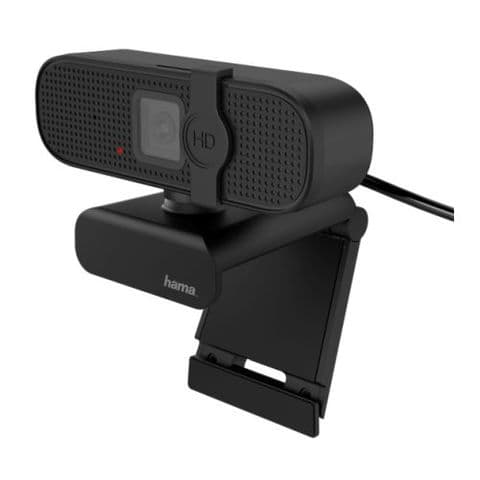 Hama C-400 FHD Webcam with Mic, 1080p, 30fps, Closable Lens, 360ð Swivel Range, 70ð Visual Angle