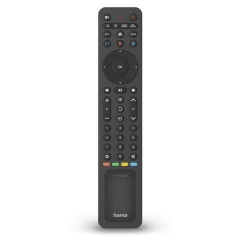 Hama Solar Powered Universal IR Remote Control for Over 1,000 Devices, Control 8 Devices, App Buttons, 10m Range