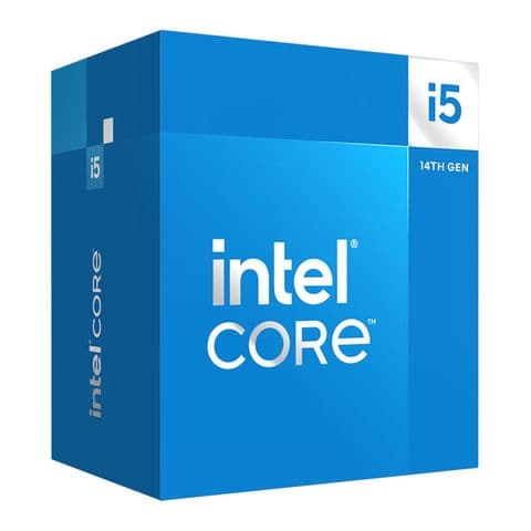 Intel Core i5 14400 10 Core Processor 16 Threads, 3.5GHz up to 4.7GHz Turbo Raptor Lake Refresh Socket LGA 1700 20MB Cache, 65W, Maximum Turbo Power 148W, Intel UHD 730 Graphics