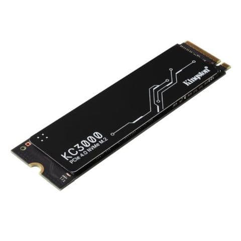 Kingston 1TB KC3000 M.2 NVMe Gen4 SSD, M.2 2280, PCIe4, 3D TLC NAND, R/W 7000/6000 MB/s, 900K/1M IOPS, Aluminium Heatspreader