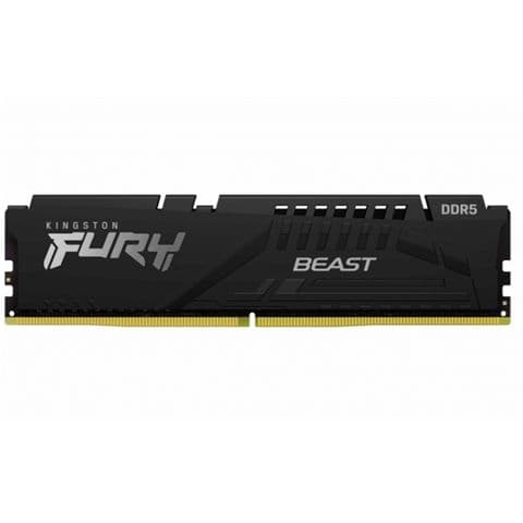 Kingston FURY Beast KF556C40BB-8 8GB System Memory, 5600MT/s, DDR5, CL40, DIMM, Black, AMD EXPO Certified