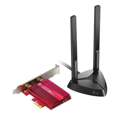 TP-LINK (Archer TX3000E) AX3000 (574+2402) Wireless Dual Band PCI Express Wi-Fi 6 Adapter, Bluetooth 5.0, WPA3, Magnetized Base