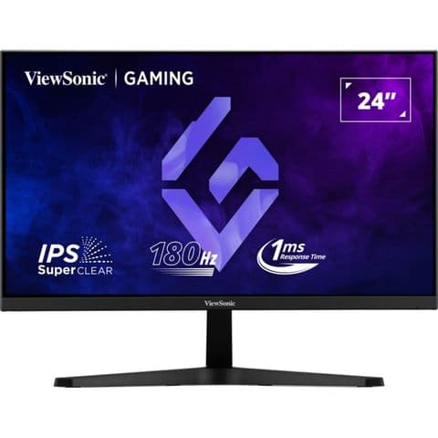 Viewsonic VX24G1-HD 24 Inch Full HD IPS Gaming Monitor, 1920x1080 resolution, 180Hz, HDMI, DisplayPort, 1ms, Freesync, VESA