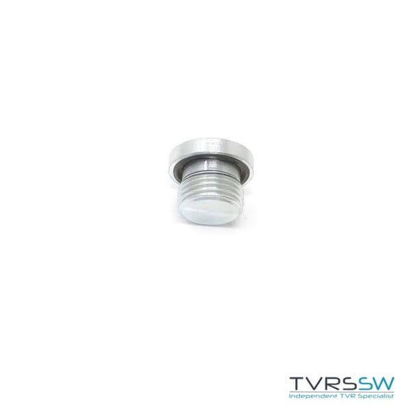 Swirl pot steel hex head bung