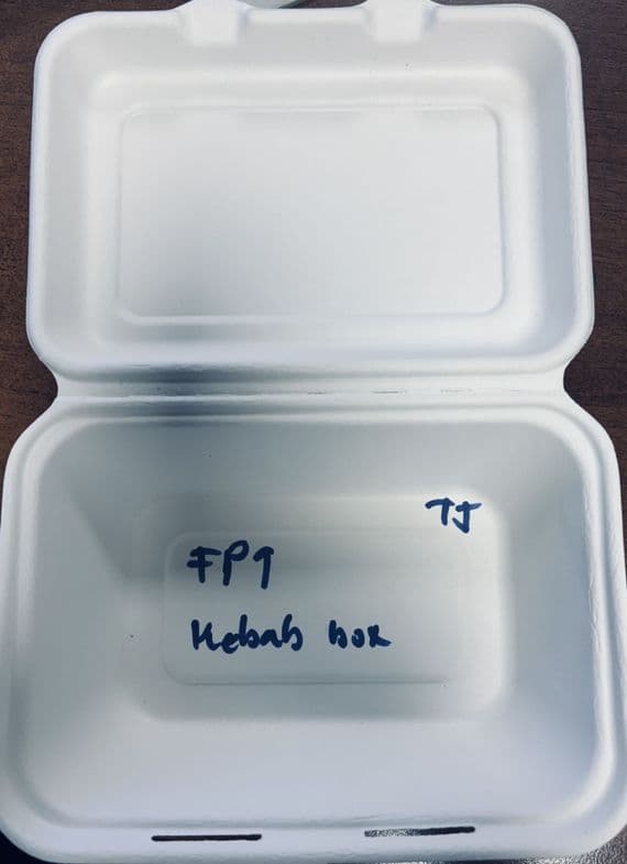 ECOPAK  HP9    BURGER BOX   250 PCS FP9    BAGASSE