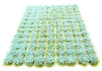 6mm Pastel blue flowers