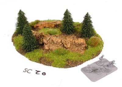 Small tree scene