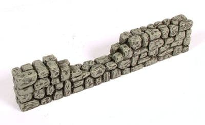 Stone wall part demolished