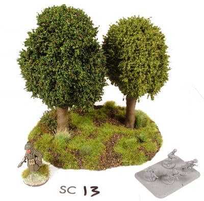 Tree pair on base