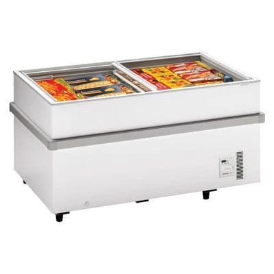 Arcaboa 750CHV WH Island Site Freezer