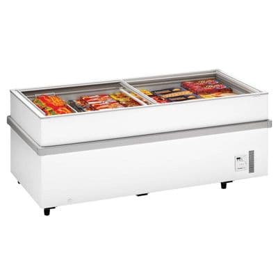 Arcaboa 900CHV WH Island Site Freezer