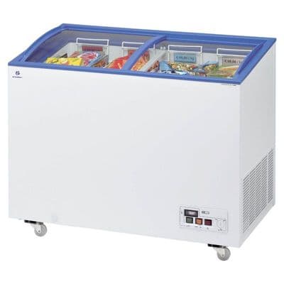 Arcaboa ACL320 Sliding Curved Glass Lid Chest Freezer