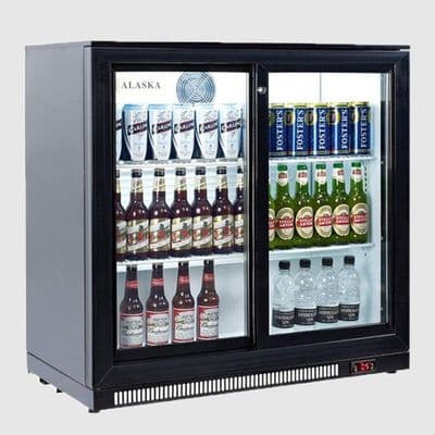 Artikcold Alaska BBC-92H Double Sliding Door Bar Cooler