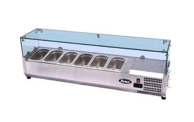 Atosa VRX1200/330 5 x 1/4GN Counter Top Prep Counter