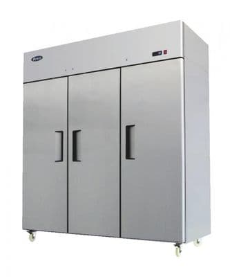 Atosa YBF9242GR Triple Door Upright Stainless Steel Storage Freezer