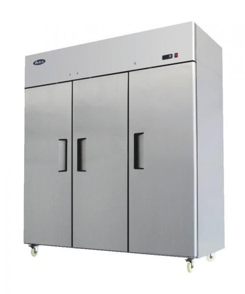 Atosa YBF9242GR Triple Door Upright Stainless Steel Storage Freezer - Wechillit.com