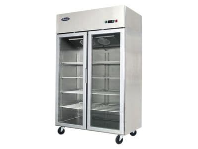 Atosa YCF9408 900ltr Slimline Glass Door Storage Freezer
