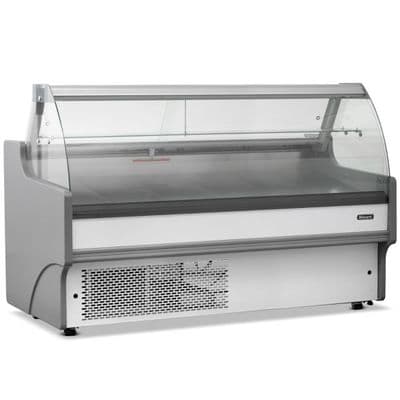 Blizzard BCG200WHV2 Curved Glass Serve Over Counter 1955mm
