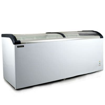 Blizzard BDF62 Curved Glass Lid Freezer 620L