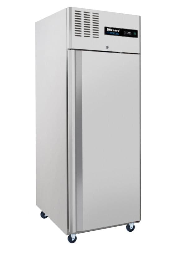 Blizzard BF1SS SINGLE DOOR VENTILATED GN2/1 SS FREEZER 650L £997.26
