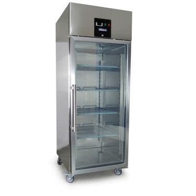 Blizzard BF1SSCR Single Glass Door Ventilated GN Freezer 650L