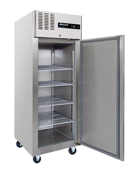 Blizzard BH1SS Single Door Ventilated Gn Ss Refrigerator 550L £896.94