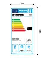 Blizzard BL1SS Single Door Ventilated Gn Ss Freezer 550L £997.26