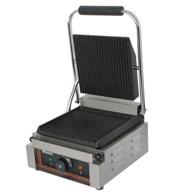 Blizzard BRRCG1 1800W Single Contact Grill Top & Bottom Ribbed