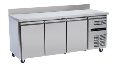 Blizzard LBC3 3 Door Gn1/1 Freezer Counter With Upstand 417L