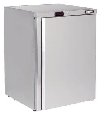BLIZZARD Under Counter Stainless Steel Freezer 115L