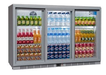 Coolpoint  HX-350 Grey Triple Door Bottle Cooler