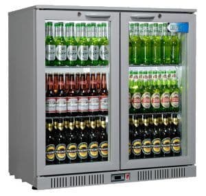 Coolpoint HX Range HX-200 Grey Double Door Back Bar Chiller