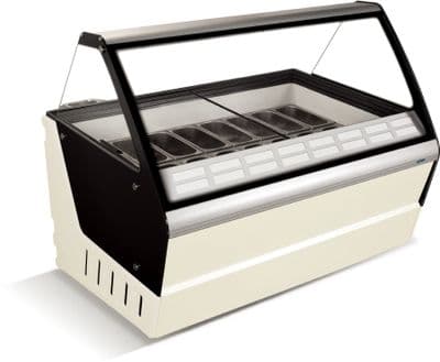 Crystal Optimus16 16 Pan Ice Cream Display Freezer