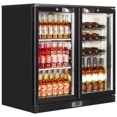 Elstar EM231S Low Height Double Sliding Door Bottle Chiller