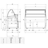 Framec Italy J7E Scoop Ice Cream Display £1607.936