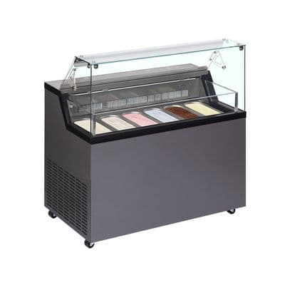 Framec Mirabella 6 Pan Ice Cream Display Freezer