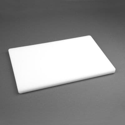 Hygiplas  DM001 Standard Extra Thick Low Density White Chopping Board