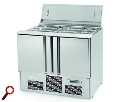 Infrico Compact Gastronorm Counter with cutting board ME1003BAN